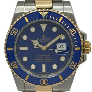 ロレックス ROLEX サブマリーナ 116613LB ブルー ゴールド/ステンレススチール 腕時計 メンズ 中古