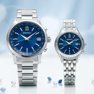 セイコー ブライツ SAGZ109 &amp; ルキア SSVV069 限定ペアモデル 2020 エターナルブルー SEIKO ソーラー電波時計 新品