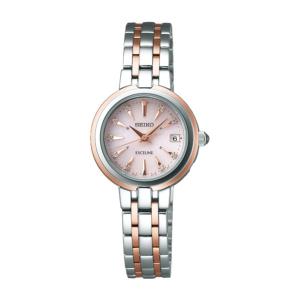 セイコー エクセリーヌ SWCW018 レディース 腕時計 ダイヤモンド文字盤 SEIKO ソーラー電波時計