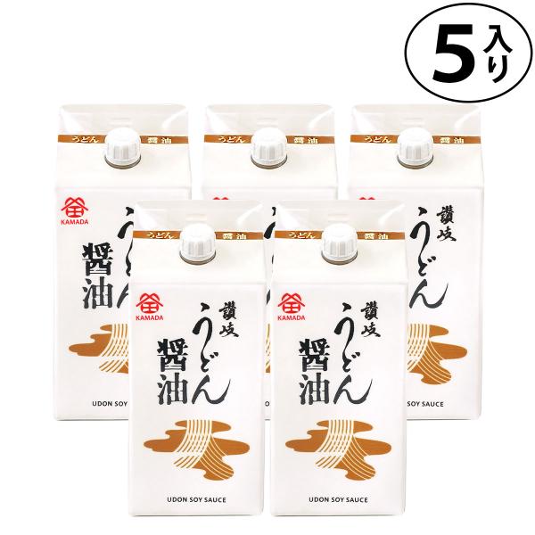 鎌田醤油 讃岐うどん醤油 200ml ×5本
