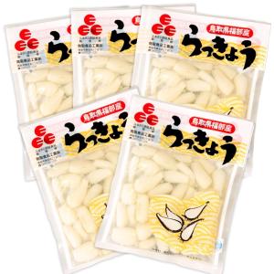 鳥取県福部産 らっきょう 甘酢漬け 80g×5袋 送料無料