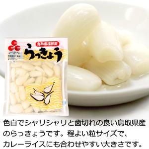 国産 カレー専用 福神漬 & 鳥取県福部産らっ...の詳細画像3