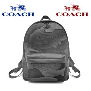 【送料無料】 コーチ COACH リュック バックパック バッグ 鞄 カモフラ 迷彩 レザー ナイロン ブラック メンズ レディース 大容量 柔らかい｜oomoto122