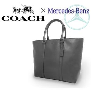 【ベンツコラボ 未使用 超美品】 コーチ COACH ビジネスバッグ トートバッグ 鞄 レザー 本革 ブラック 黒 メンズ 紳士 レディース 大容量｜oomoto122