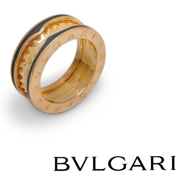 【未使用 超美品】 ブルガリ BVLGARI ビーゼロワン ロックリング 指輪 B-zero1 2バ...