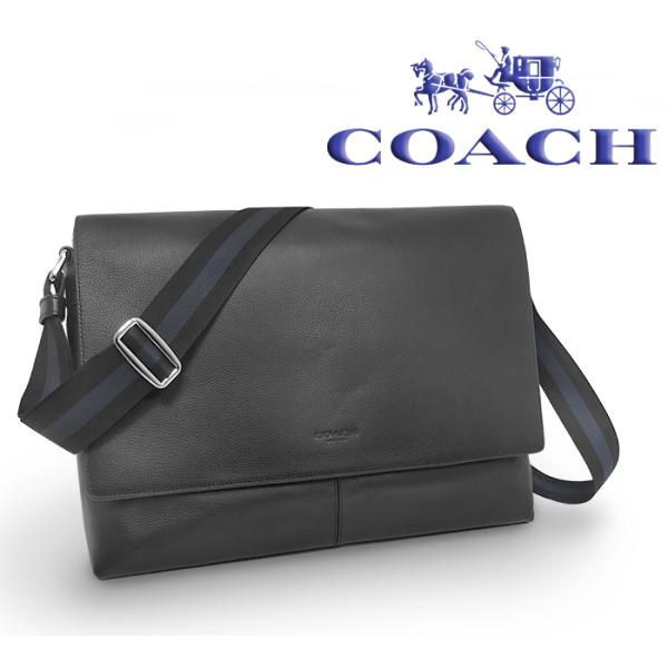 【送料無料 美品】 コーチ COACH 斜めがけショルダーバッグ メッセンジャーバッグ 鞄 レザー ...