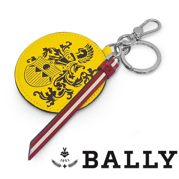 【送料無料 美品】 バリー BALLY エンブレムタグ キーホルダー キーリング ストラップ チャー...