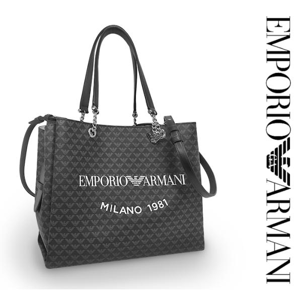 【超美品 ほぼ未使用】 エンポリオ アルマーニ ARMANI 2WAY ショルダーバッグ ハンドバッ...