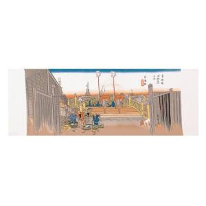浮世絵 手拭 （100×35cm） お江戸日本橋 手拭い