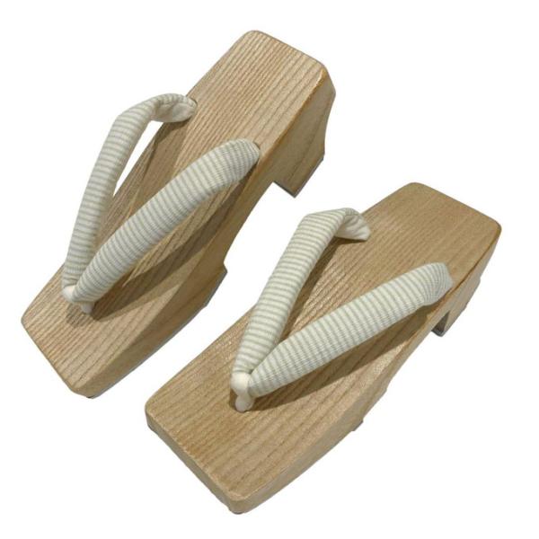 ヒール下駄 「阿波の桐下駄」クリア台  徳島県地場産業工芸品 Mサイズ 23.5cm・現品 No.4...