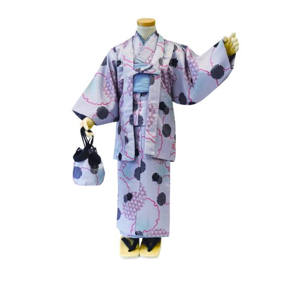 男の子 R・KIKUCHI こどもアンサンブル９点セット、No,10・きもの・羽織（羽織紐付）・伊達...