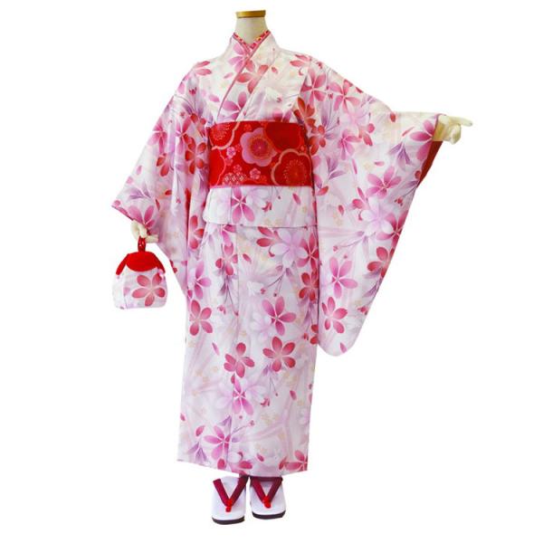 子供 女の子 R・KIKUCHI ジュニアアンサンブル９点セット、No,23 簡単着付きもの・伊達衿...