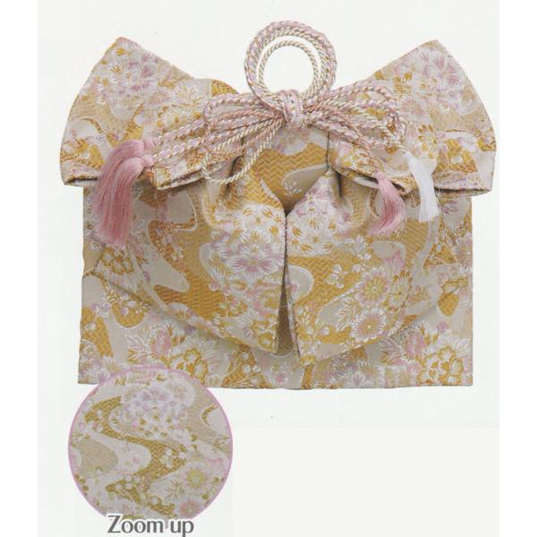 七五三 祝帯 結び帯 mis62-211・良き日の御祝帯。7歳用 大寸Ｌサイズ