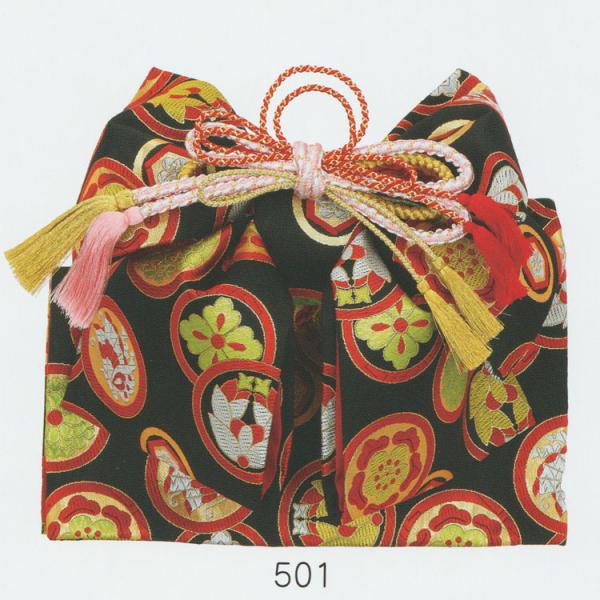 七五三 正絹 祝帯 結び帯 絹100％ mis62-501・良き日の御祝帯。結び方簡単 七五三の良き...