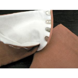 ローズ・コールテン足袋・細縞ローズ色・4枚コハ...の詳細画像2