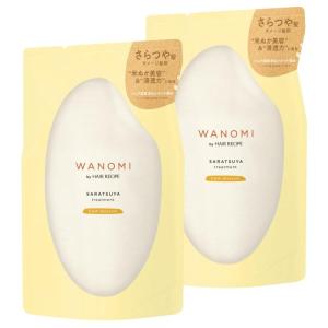 ヘアレシピ 和の実(ワノミ・Wanomi) さらつや トリートメント 詰替 ×2 まとめ買い ダメージ髪用