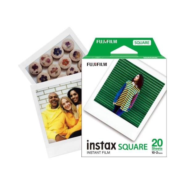 instax 富士フイルム(FUJIFILM) スクエアフォーマットフィルム 20枚入 instax...
