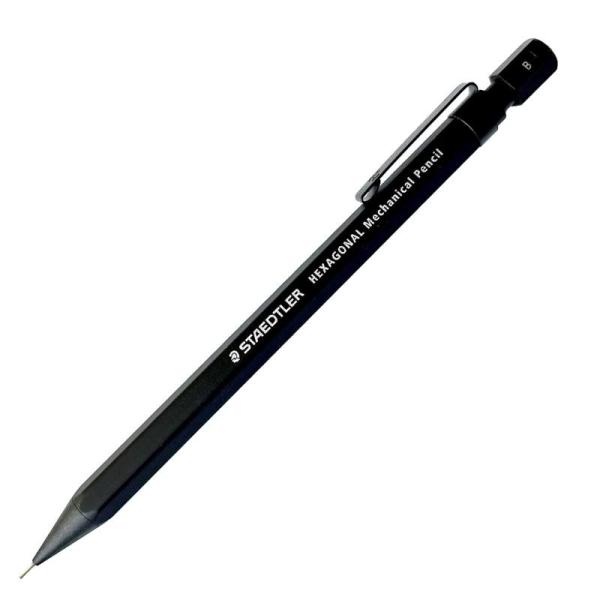 ステッドラー(STAEDTLER) ヘキサゴナル シャープペンシル 0.5mm【クリーンブラック】 ...