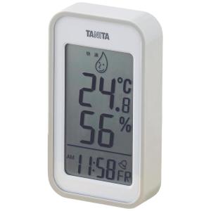 タニタ Tanita 温湿度計 大画面 一目で室内環境がわかる 時計 カレンダー 温度 湿度 デジタ...