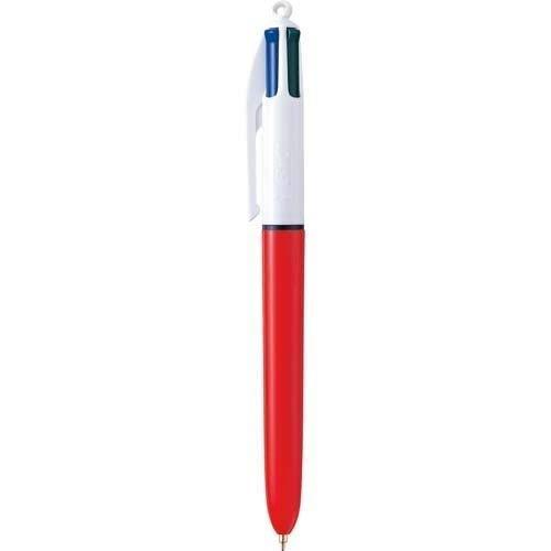 ビック(Bic) ボールペン 4色ボールペン 多色 オレンジ軸 0.7mm 4CFNORG