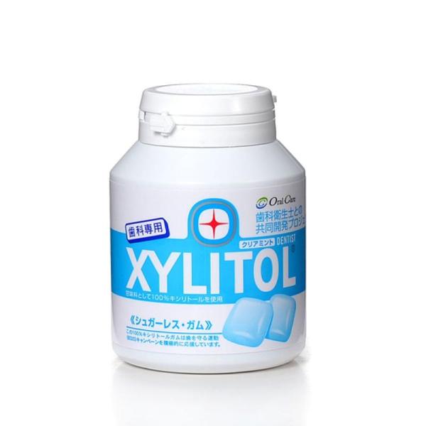 【歯科専用】キシリトールガム ボトルタイプ90粒(クリアミント)