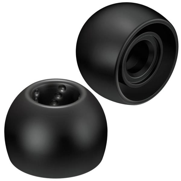 JVCケンウッド JVC EP-FX9M-B 交換用イヤーピース スパイラルドット 6個入り Mサイ...