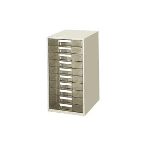 コクヨ レターケース 透明引き出し B4横 10段 LC-YBG10M