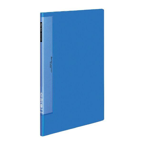 コクヨ　ラ-T564B　クリアーブック(ウェーブカット・固定式)　B4タテ20枚(青)