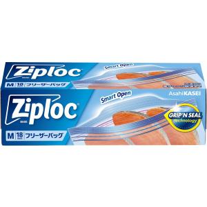 旭化成 Ziploc フリーザーバッグ M18枚の商品画像