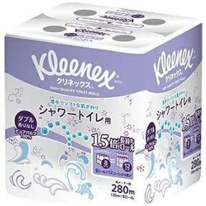 【送料無料・一部地域を除く】【１ケースまとめ買い８パック】クリネックス 長持ち トイレットペーパー ...