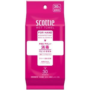 クレシア　スコッティ ウェットティッシュ 消毒ノンアルコールタイプ(30枚入)