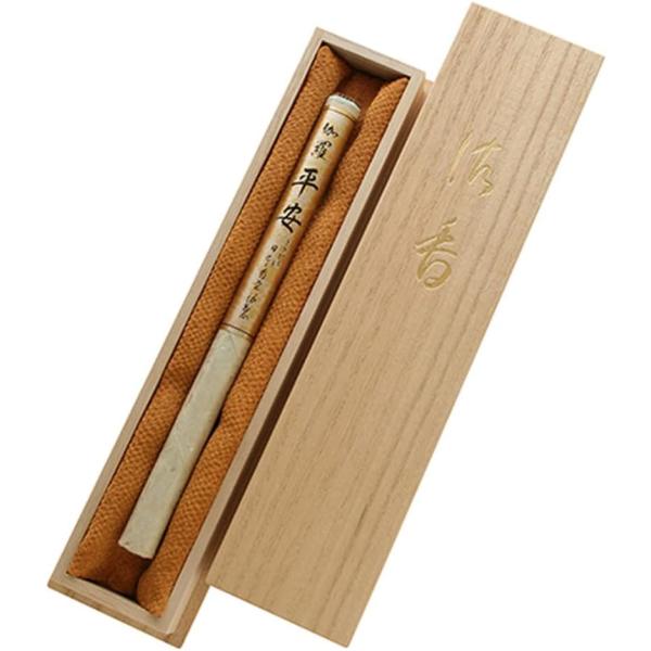 【送料無料・一部地域を除く】日本香堂　伽羅平安 長寸1把入