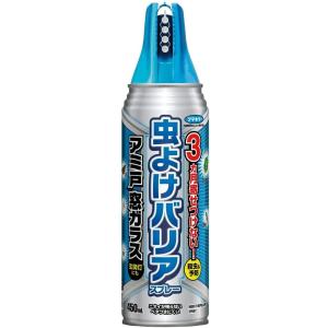 【送料無料・一部地域を除く】【１ケースまとめ買い３０本】こフマキラー 虫よけバリアスプレー アミ戸窓ガラス 450ml｜oosaki