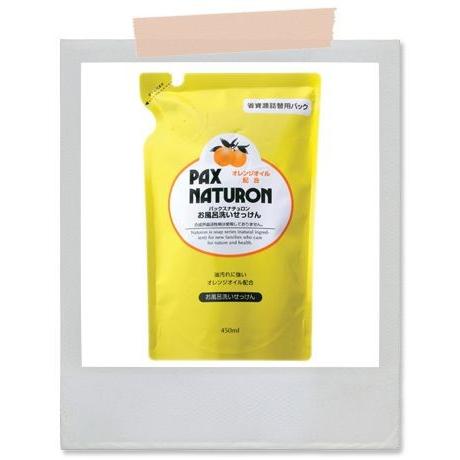 【送料無料（一部地域除く）】【１ケースまとめ買い１２個】パックスナチュロン　お風呂洗いせっけん　詰替...