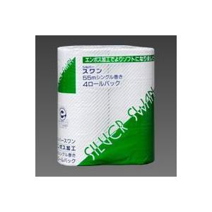 【送料無料・一部地域を除く】【1ケースまとめ買い３０パック】河村　トイレットペーパー(再生紙)４ロー...