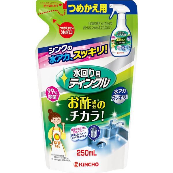 金鳥　水回りティンクルV　防臭プラス　詰替　250ｍｌ