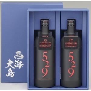 『529』2本入ギフト/720ml×2/本格麦焼酎/20度（箱入）