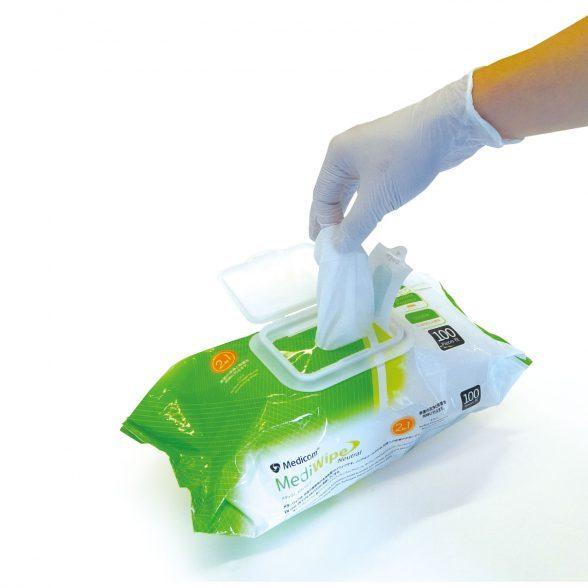 【除菌】除菌シート　洗浄・除菌ワイプ　ウェットティッシュ<br> メディコム＜メディワイプ＞（100...