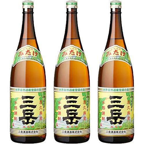 [定番芋焼酎] 三岳 25度1800ml×３本セット 屋久島産本格焼酎 人気の美味しいいも焼酎