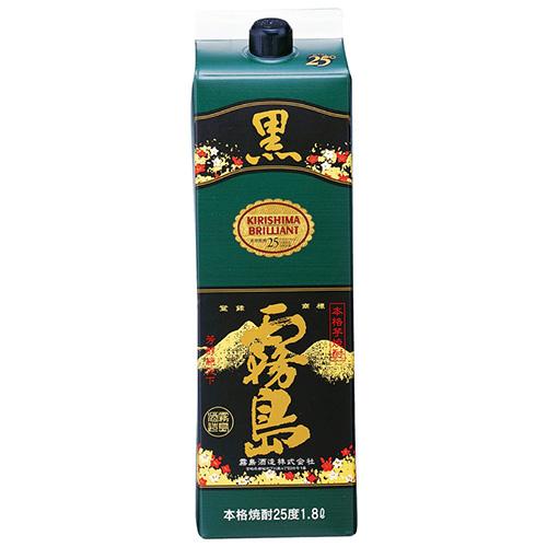 【芋焼酎】　黒霧島　芋チュ-パック　25度 1800ml　6本セット（KI)