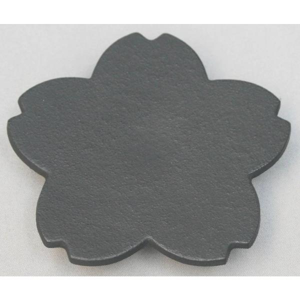 【南部鉄器】釜敷 kozakura 墨 10.2x10x1.8cm IKENAGA/池永鉄工