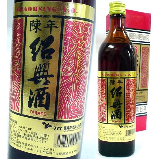 【安心安全台湾産】台湾陳年紹興酒　5年以上熟成陳年 15.5度 600ml（KIO)