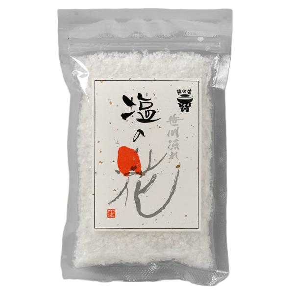 [手づくり天然塩] 笹川流れ 塩の花 120g 粒の大きな高品質バージンソルト 笹川流れの海水100...