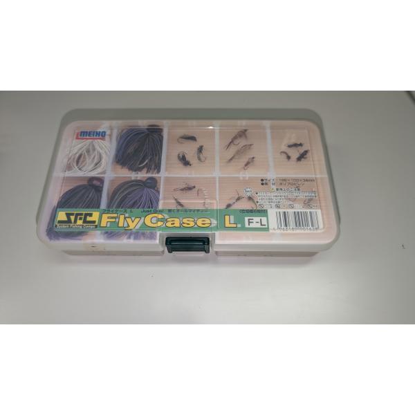 フィッシングケース メイホウ SFC フライケース L クリア