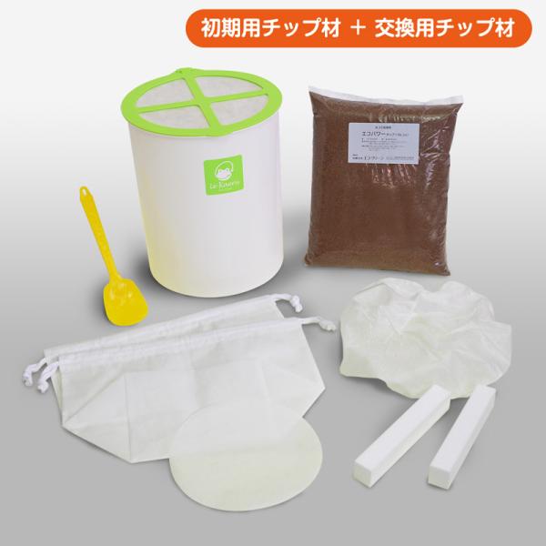 【バイオ生ゴミ処理機】ル・カエル　基本セット＊（※沖縄、離島は送料ご確認下さい）