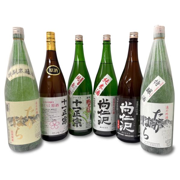 送料無料でおトク！[森戸酒造の通な地酒] 珠玉の日本酒６本セット！桜酵母で醸造した原酒や尚仁沢湧水で...