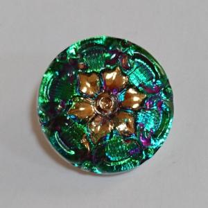 0125-15 新着チェコ ボヘミヤガラス ボタ...の商品画像