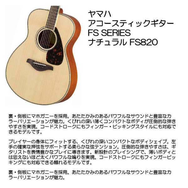YAMAHA ヤマハ アコースティックギター FS-820 NT