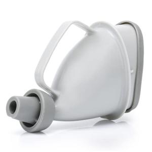 携帯トイレ 簡易トイレ 男女兼用 防災 渋滞 緊急時 断水 介護 アウトドア ペットボトル グレー