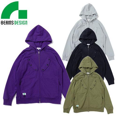 (アウトレット 在庫処分) BEAMS DESIGN  桑和 2605-04 長袖パーカー ビームス...